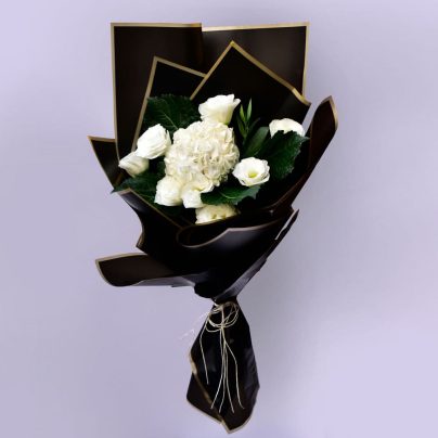 Hydenzia-and-Eustoma-bouquet_01