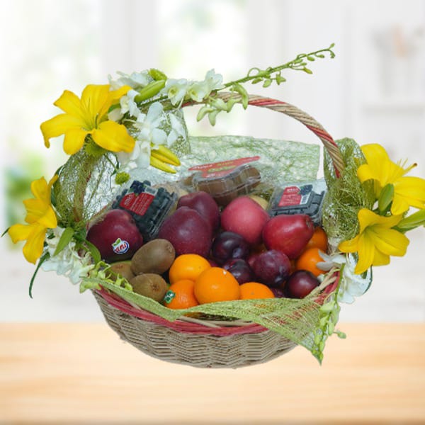 Yellow Fruits Basket