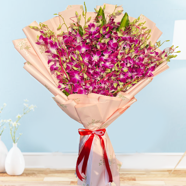 Purple Orchid Bouquet