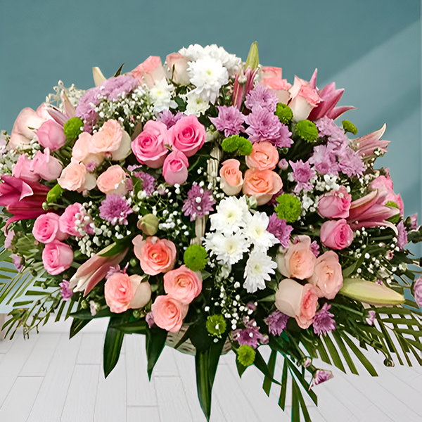 A Charming Floral Basket Arrangement