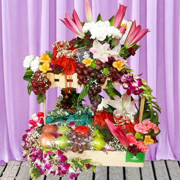 Perfect Fruit & Floral Arrangement